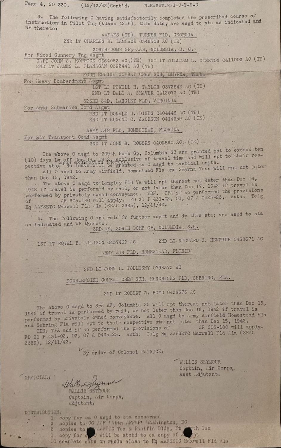 Page 4 of Turner Field — commission and assignment, scanned