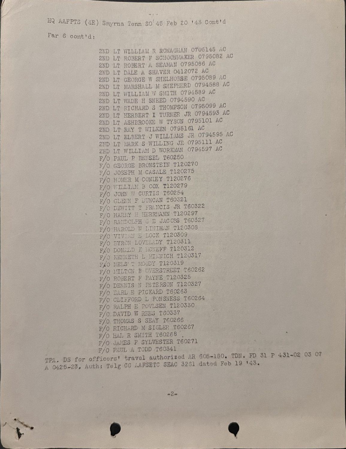 Page 2 of Smyrna — release from transition school, scanned