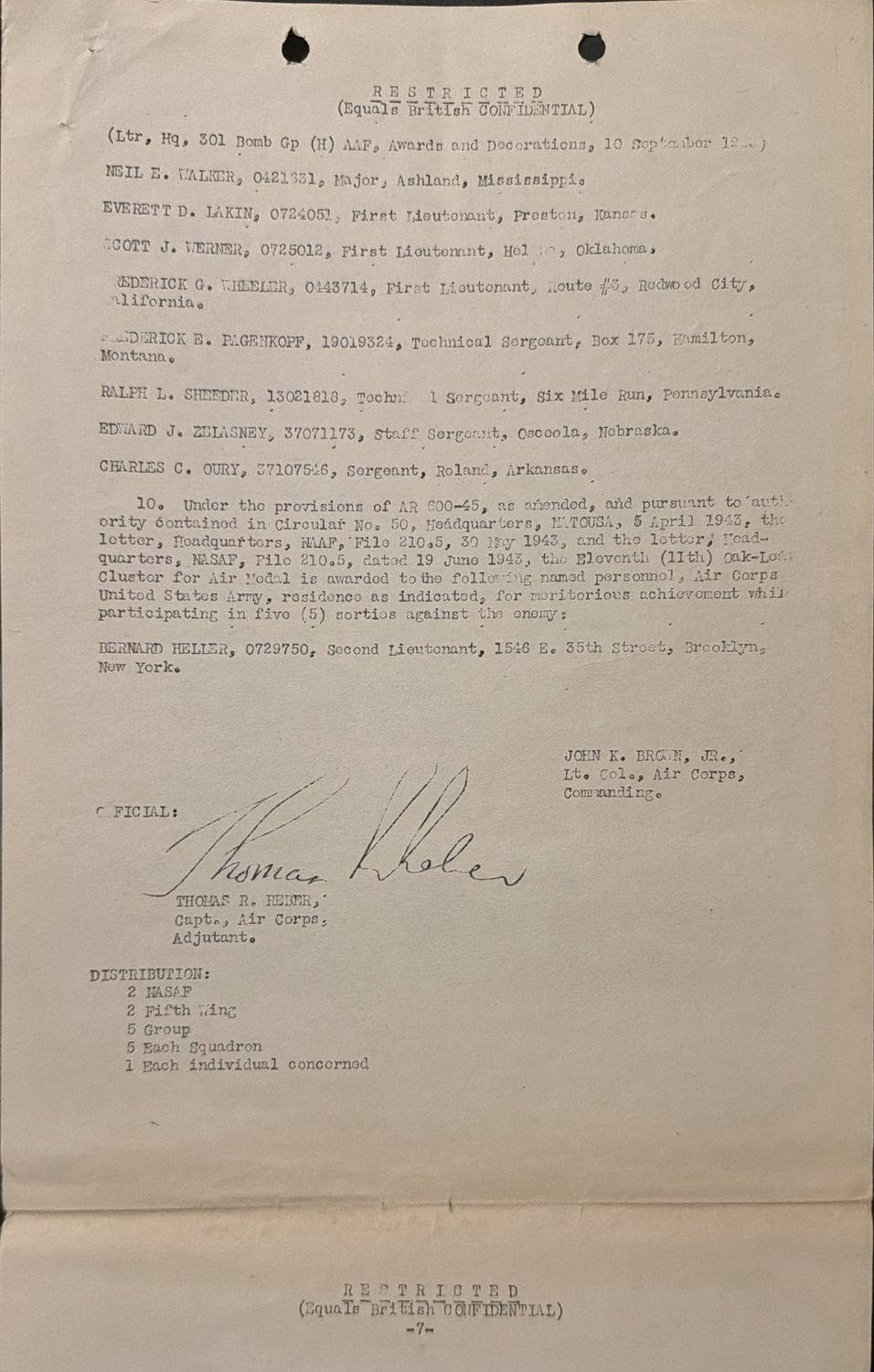 Page 7 of Document, scanned