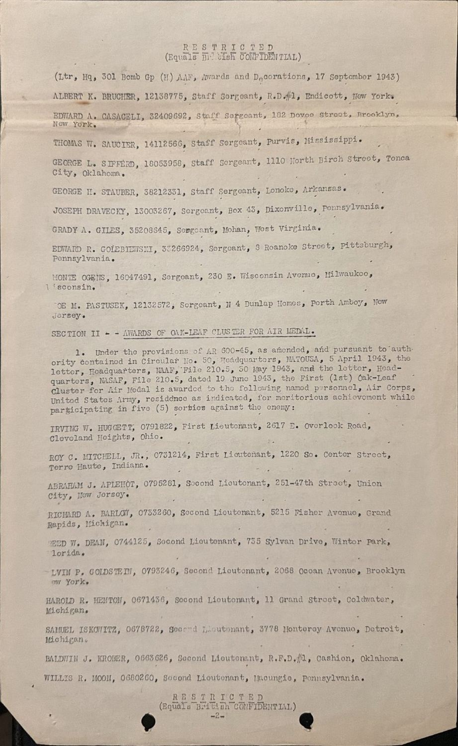 Page 2 of Document, scanned