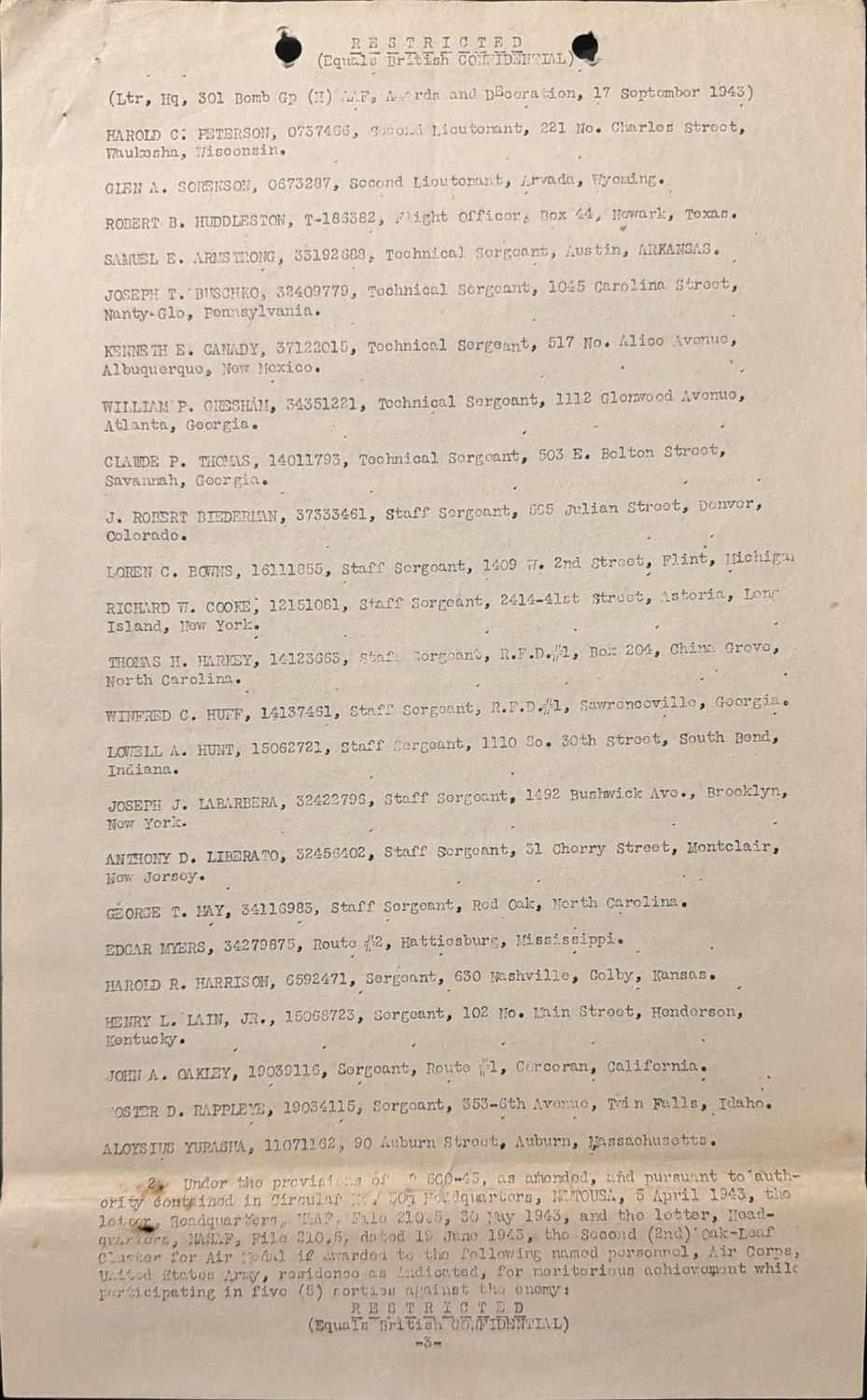 Page 3 of Document, scanned