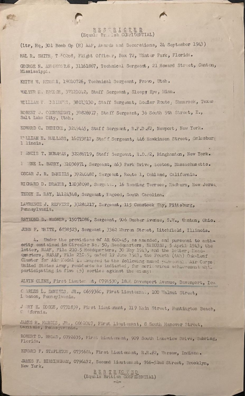 Page 4 of Document, scanned