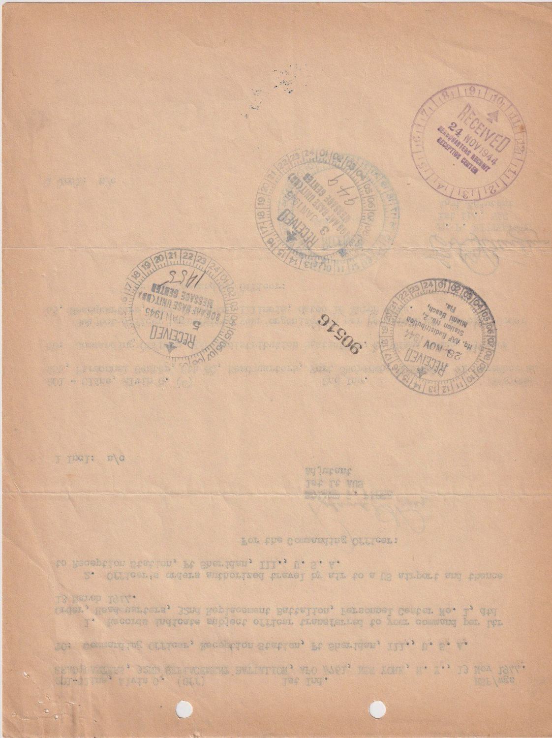Page 2 of Forwarding request, scanned